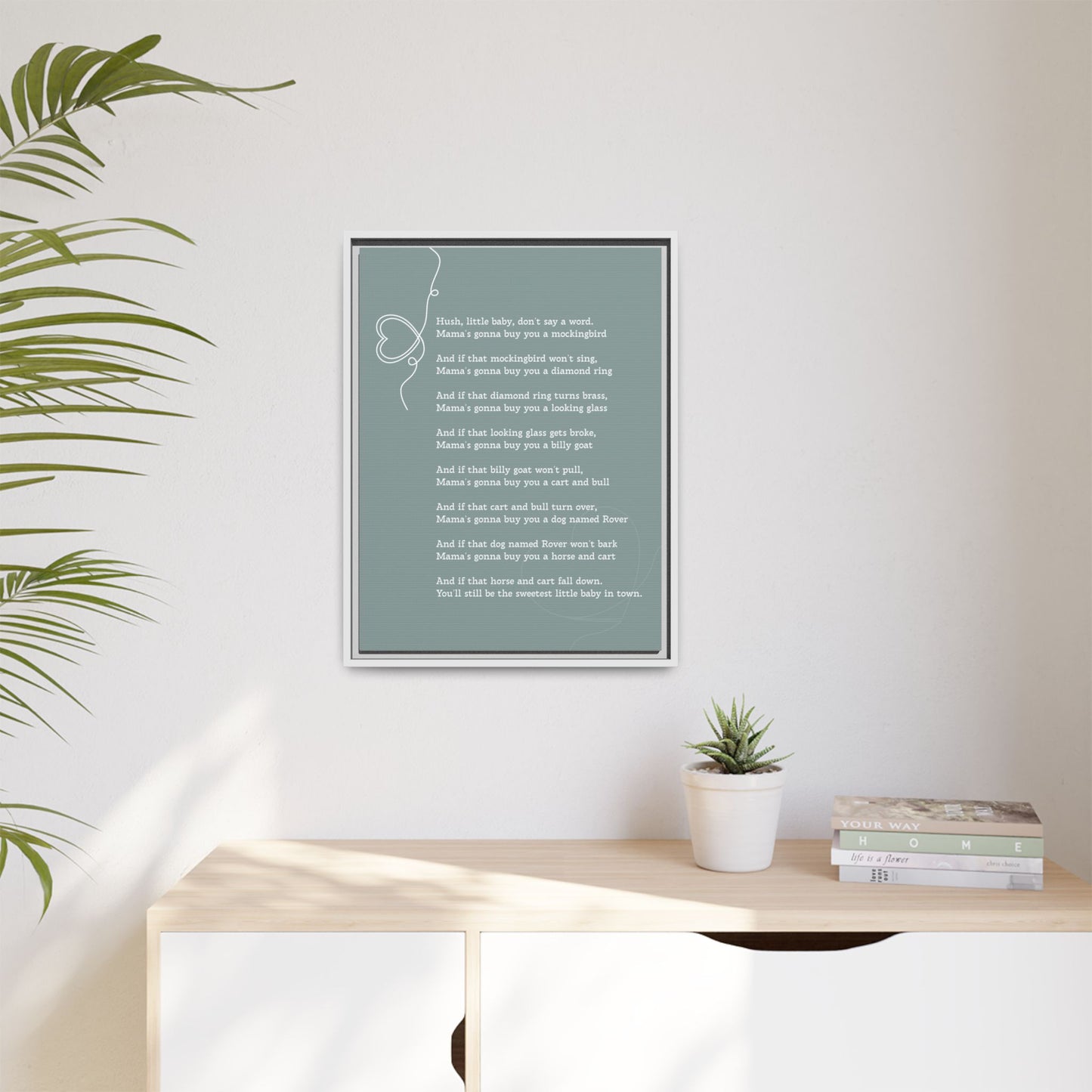 Personalized Home Quotes Signs - Custom Quote Wall Art | Wood Signs, Home Decor, Custom Text Posters, Nursery, Family, Gifts for Mom, Baby Shower, Gallery Wall Decor, Living Room, Bedroom