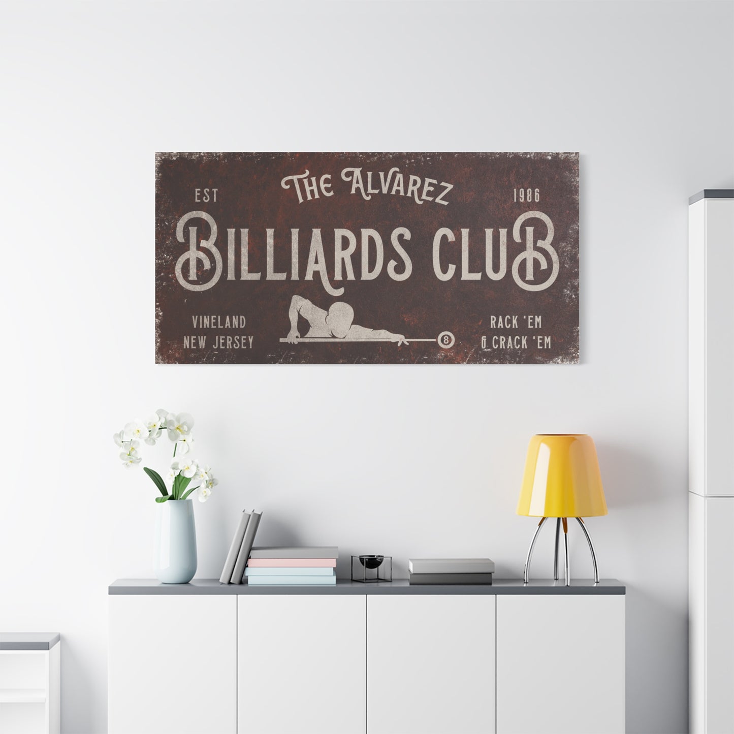 Custom Billiards Sign | Personalized Pool Room, Man Cave, Bar, and Game Room Decor | Quality Billiards Lounge Sign | Custom Father's Day Gift, Pub Sign, and Snooker Art