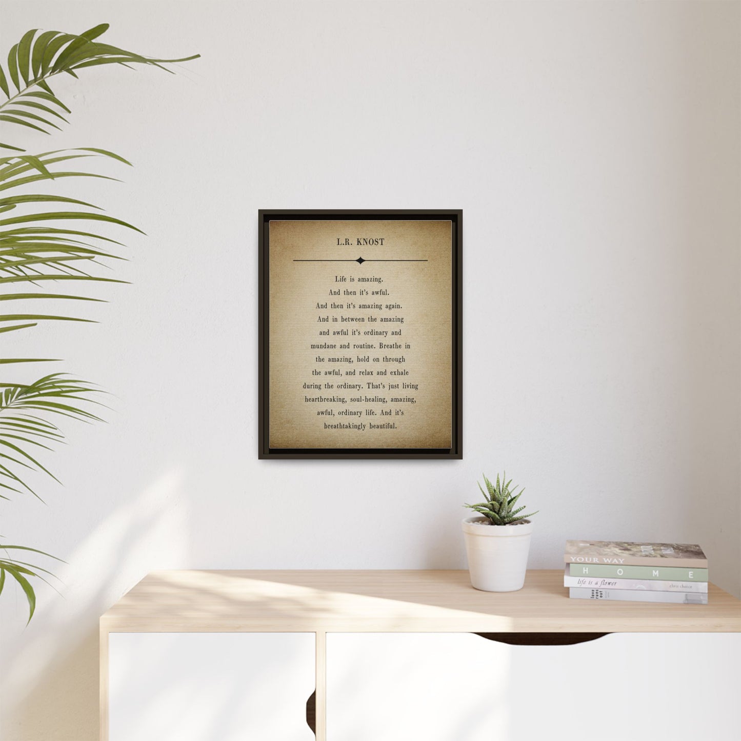 Personalized Bedroom Quote Wall Art - Custom Inspirational Wood Sign - Rustic Pine Wood Frameed Home & Living Decor - Bedroom Wall Art Signs With Quotes