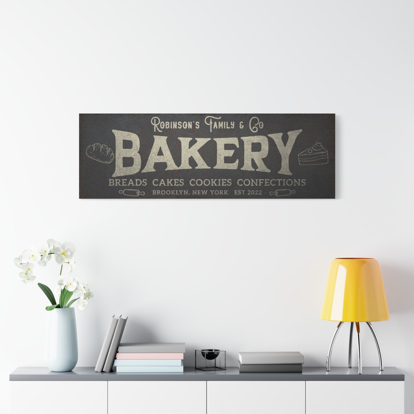 Personalized Bakery Party Sign for Easter, Birthday, or Cooking Party - Customizable Bakery, Bake Shop, Cupcake, & Cookie Shop Decor
