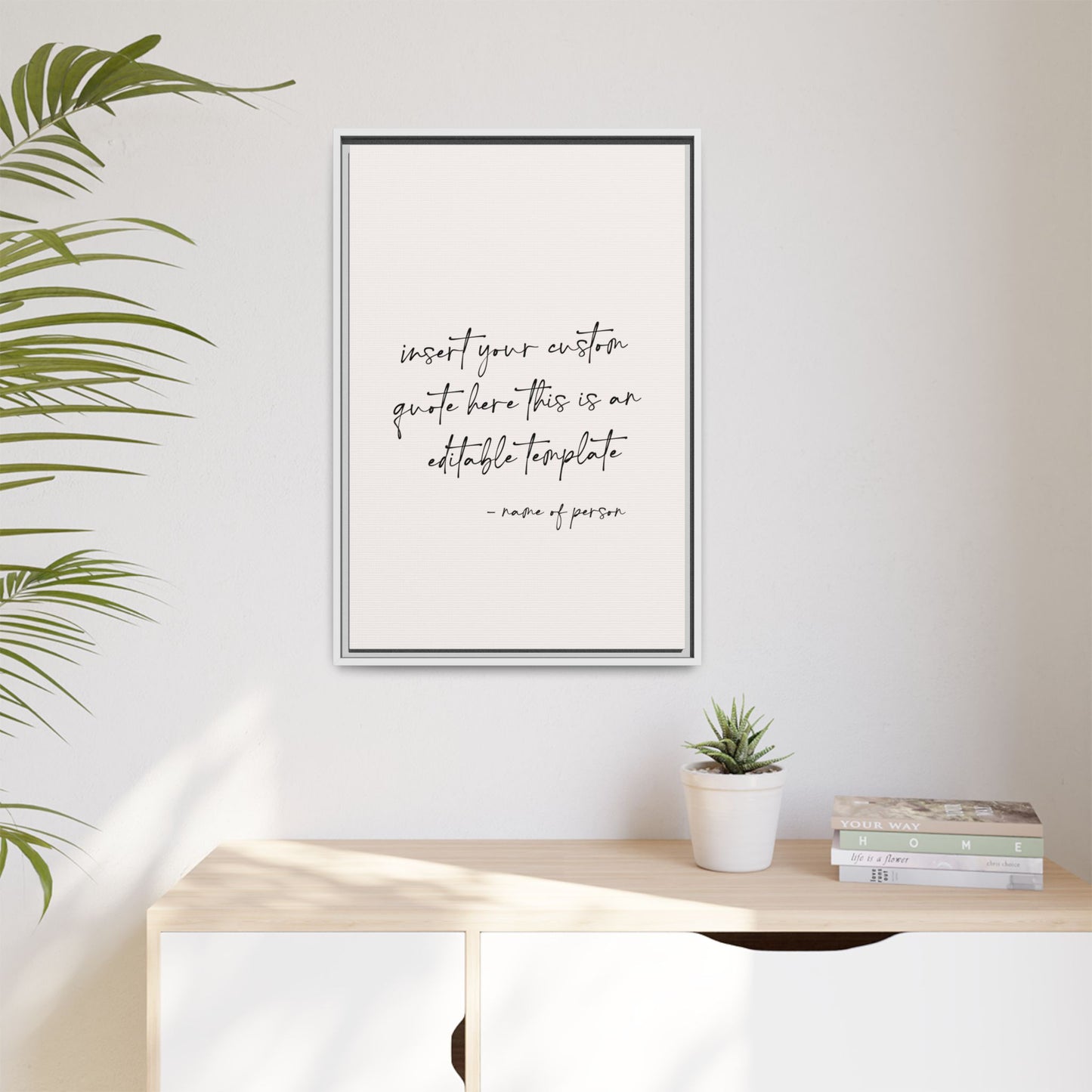 Personalized Bedroom Quote Wall Art - Custom Bedroom Wall Art Quote - Calligraphy Print - Modern Minimalist Wall Art - Gift for Home Décor