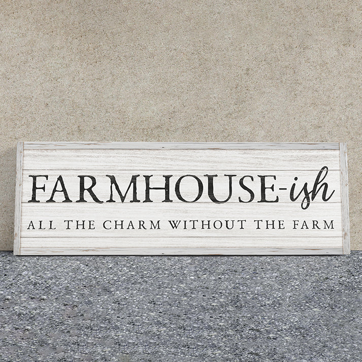 Customizable Farmhouse Signs, Farmhouse Wall Hangings & Wooden Wall Art for Farmhouse Living Room, Above Bed, Bathroom, Porch, Laundry Room