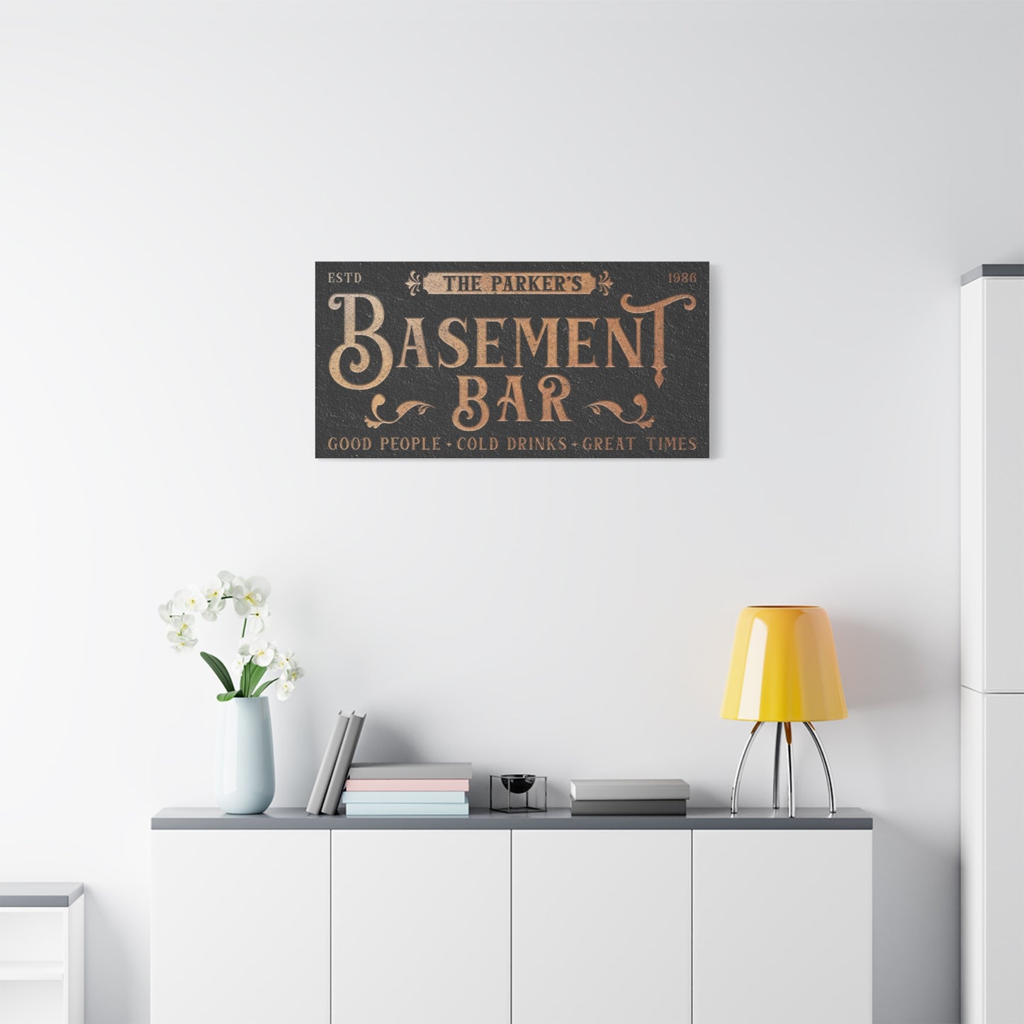 Custom Basement Bar Sign, Personalized Man Cave Sign, Custom Wood Bar Signs, Vintage Pub Decor, Housewarming Gift, Personalized Family Bar, Basement Bar Wall Art, Personalized Lower Level Sign