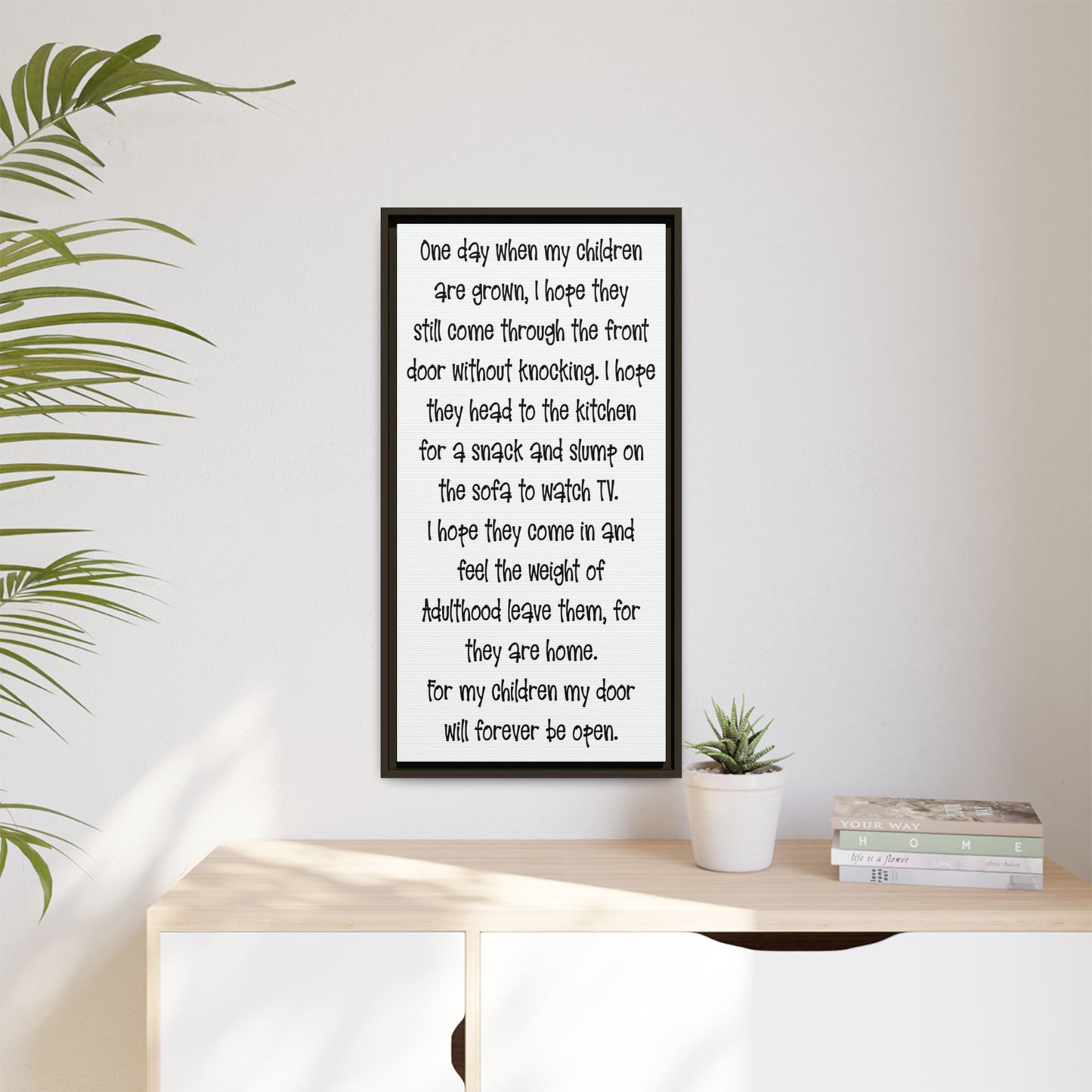 Personalized Mothers Day Sign - Names and Birth Month – Custom Wall Art for Mom, Grandma, Nana, or Mimi – Unique Gift from Children to Mom