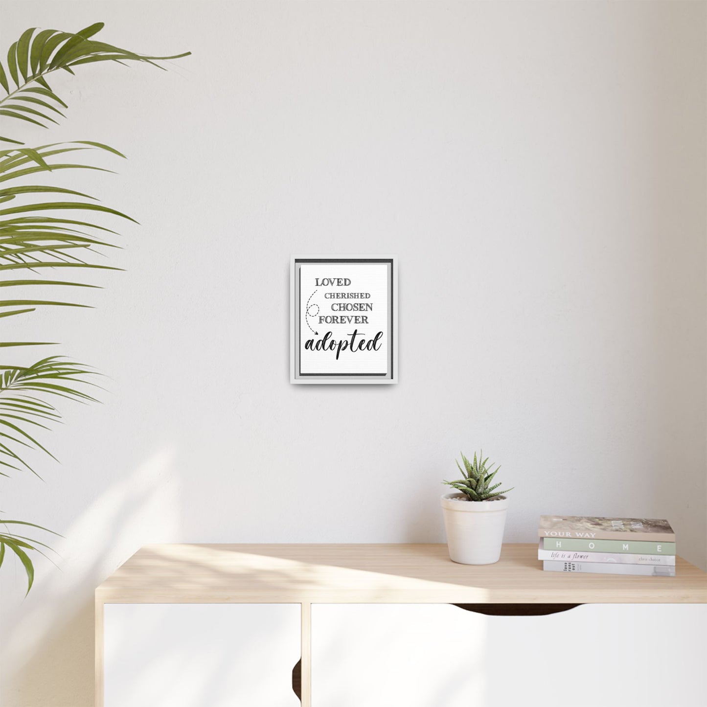 Custom Adoption Day Sign - Personalized Adoption Day Sign - Meaningful Gift for Parents - Inspirational Adoption Wall Art