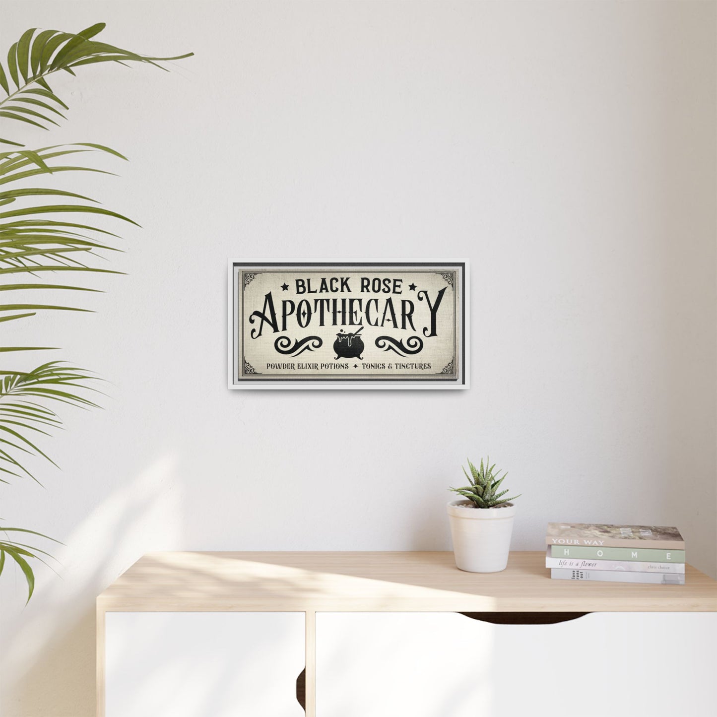 Personalized Apothecary Sign | Witchy Decor, Vintage Halloween Sign, Potions Graphic, Wiccan Gift, Apothecary Cabinet Art, Witchcraft Wall Art, Dark Academia Decor