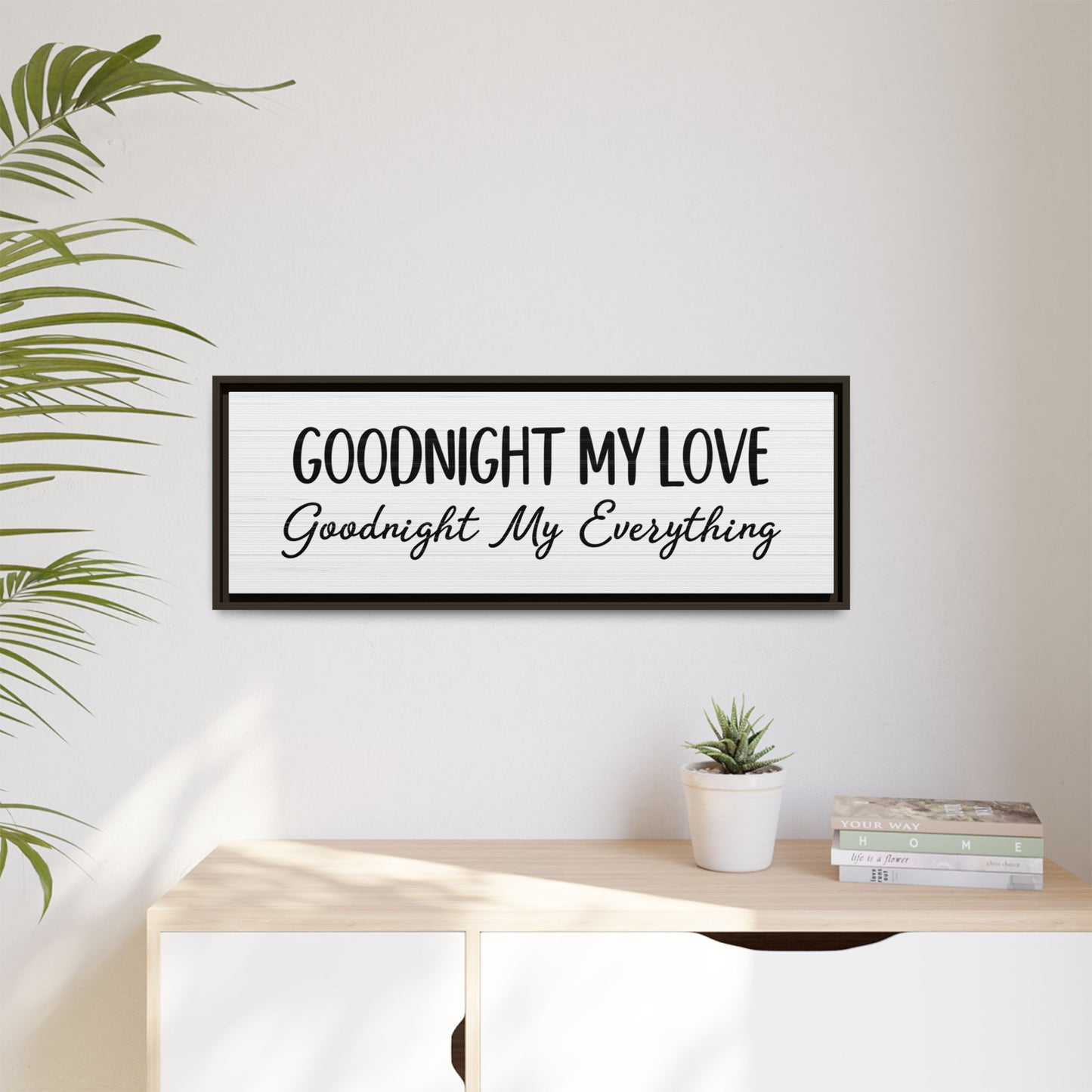 Personalized Goodnight Wood Sign - Custom Rustic Farmhouse Home Decor - Bedroom Wall Art - Sweet Home Sign - Bedroom Decor - Above Bed Sign - Rustic Wooden Sign for Bedroom
