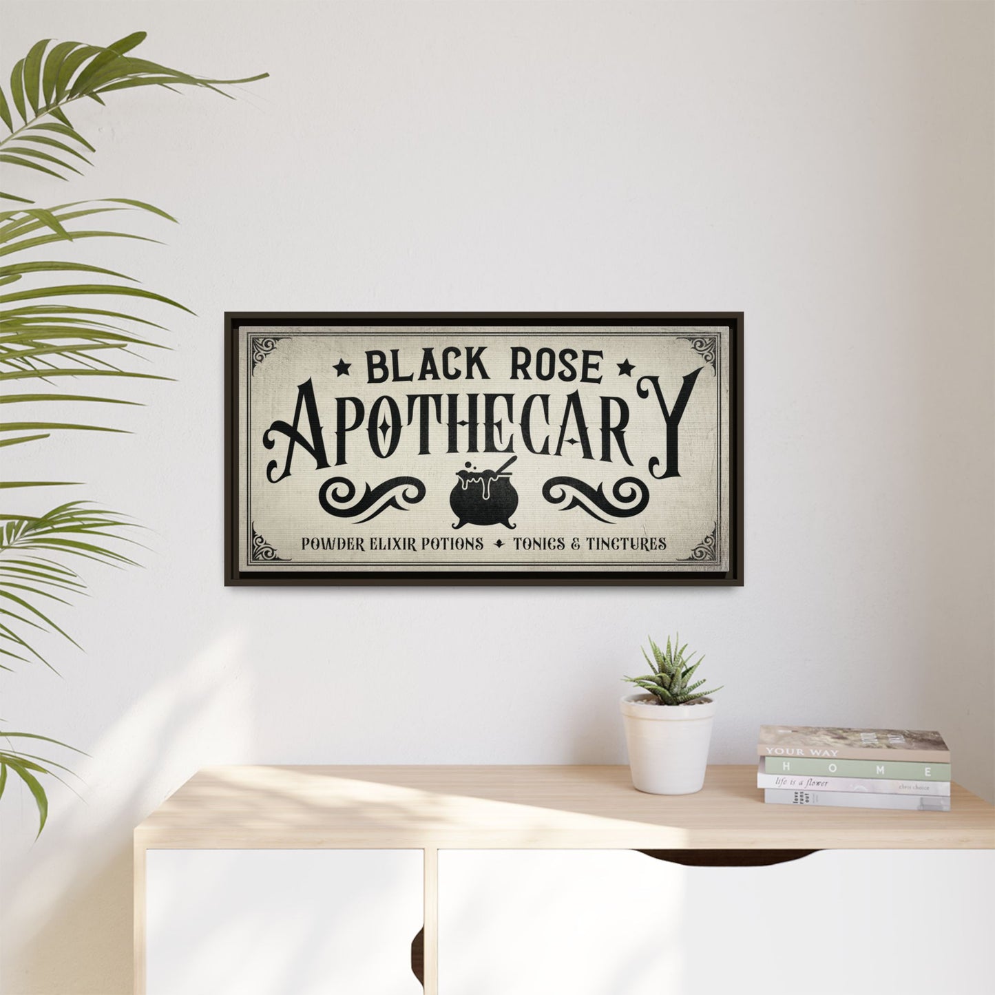Personalized Apothecary Sign | Witchy Decor, Vintage Halloween Sign, Potions Graphic, Wiccan Gift, Apothecary Cabinet Art, Witchcraft Wall Art, Dark Academia Decor