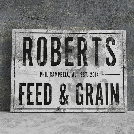 Personalized Farmhouse Sign - Custom Farm Name Sign, Custom Farmhouse Sign, Farmhouse Decor, Personalized Farmhouse Kitchen Signs