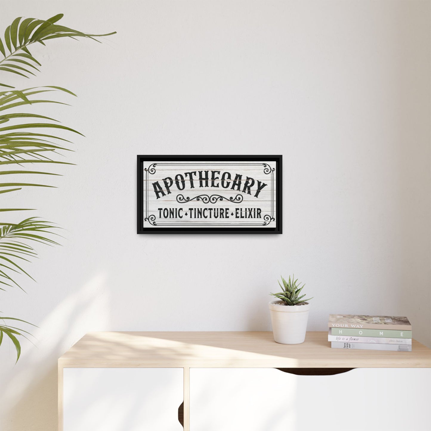 Personalized Apothecary Sign – Custom Vintage Halloween Wall Art, Witchy Gothic Decor, Spooky Tonic Elixir Tincture Sign for Apothecary Shop, Kitchen or Party – Witchcraft Halloween Decor
