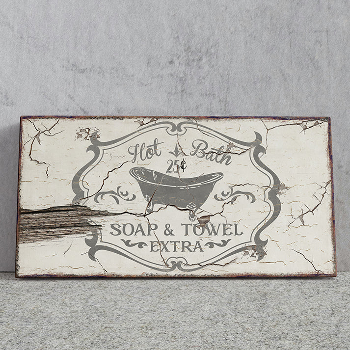 Personalized Bathroom Signs for Workplace & Home - Modern Farmhouse, Cottage Bathroom Decor with Custom Inspirational Quotes, Sayings - Bathroom Gift Ideas for Mom