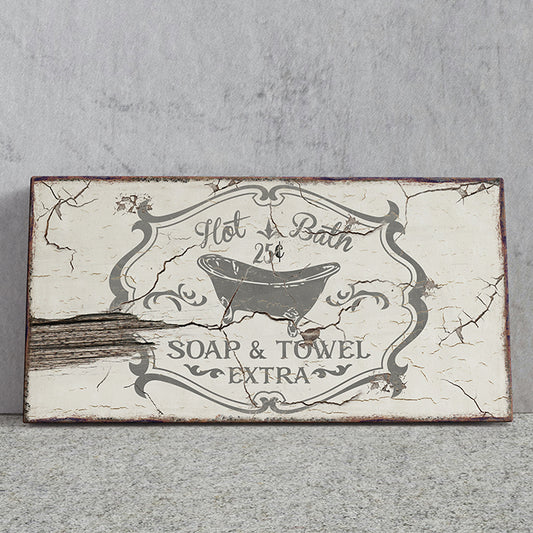 Personalized Bathroom Signs for Workplace & Home - Modern Farmhouse, Cottage Bathroom Decor with Custom Inspirational Quotes, Sayings - Bathroom Gift Ideas for Mom