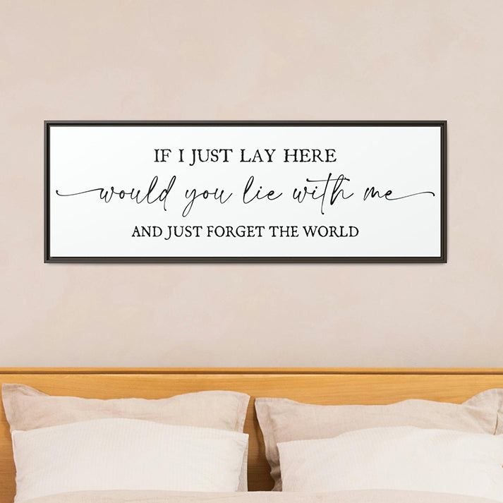 Customized Master Bedroom Signs - Personalized Romantic Bed Art, Master Bedroom Farmhouse Decor, Above Bed Wall Hanging, Intimate Artwork for Couples, Cozy Farmhouse Fall Wall Decor, Large Prints for Bedroom