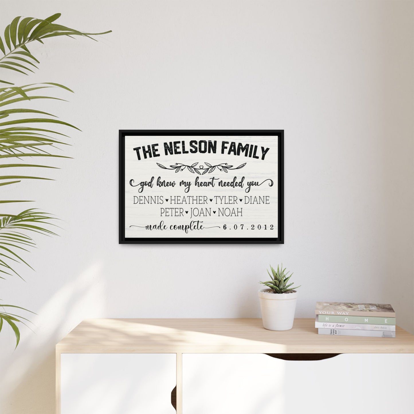 Personalized Adoption Day Sign - Custom Newly Adopted Child Wall Art - Adoption Keepsake Décor - Family Adoption Gift for Gotcha Day