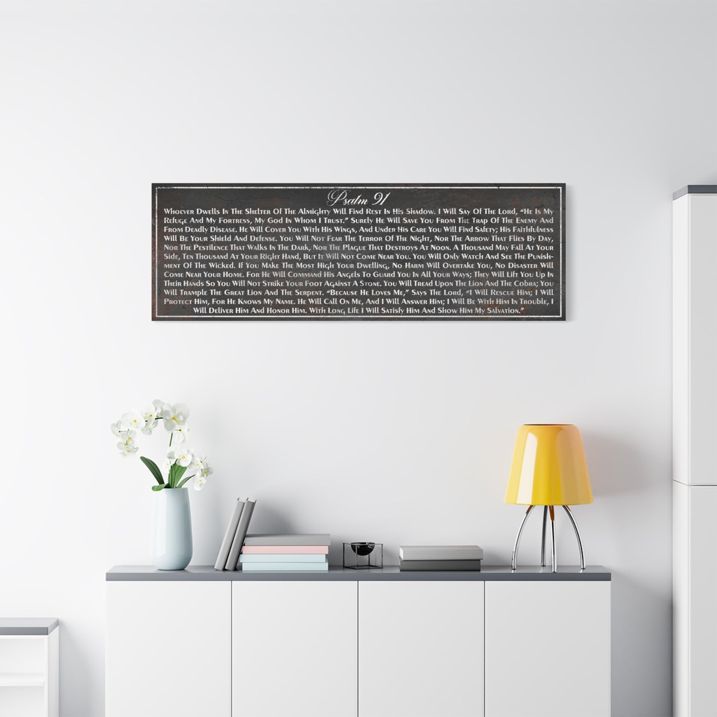Prsonalized Bedroom Quote Wall Art - Custom Bedroom Quote Wall Art for Farmhouse, Lakehouse & Resort Rooms - Family, Faith & Love Canvas Prints for Living Room, Nursery Rooms, or Gifts