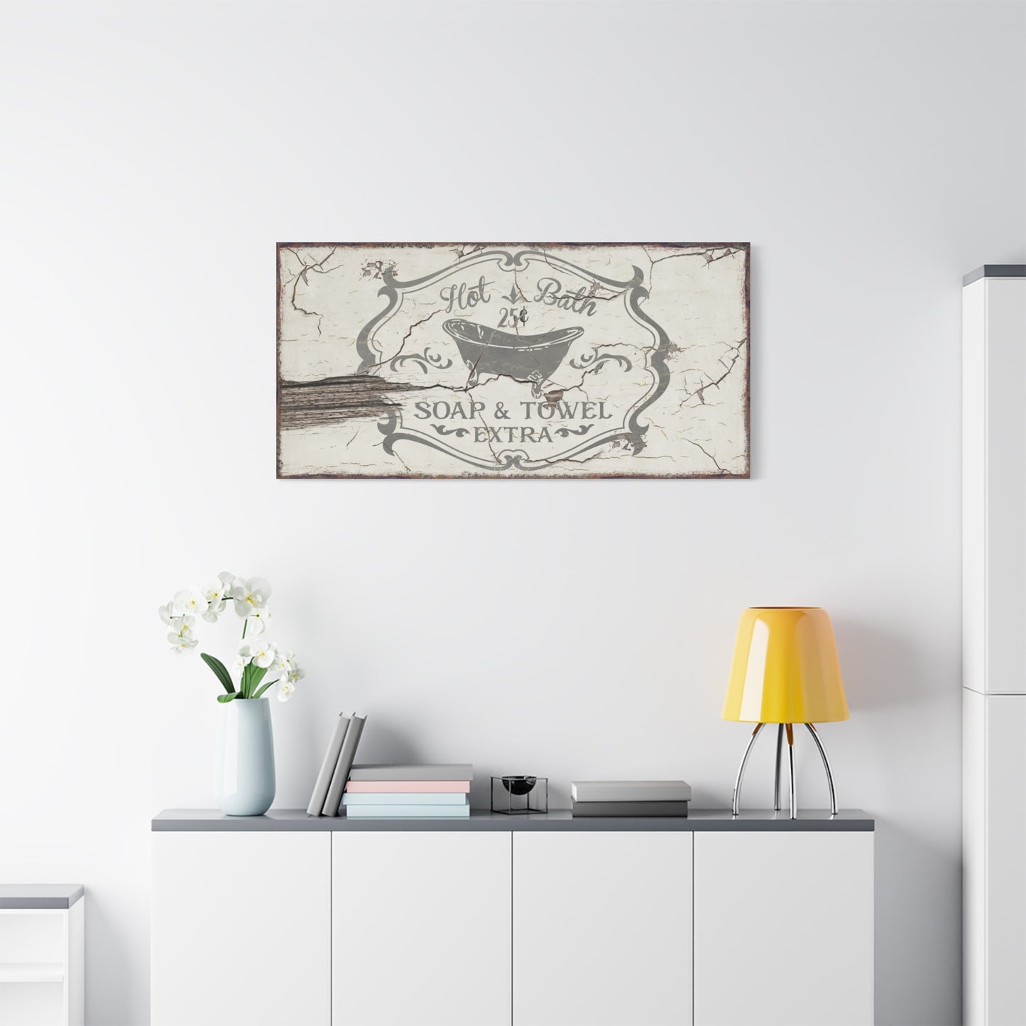 Personalized Bathroom Signs for Workplace & Home - Modern Farmhouse, Cottage Bathroom Decor with Custom Inspirational Quotes, Sayings - Bathroom Gift Ideas for Mom