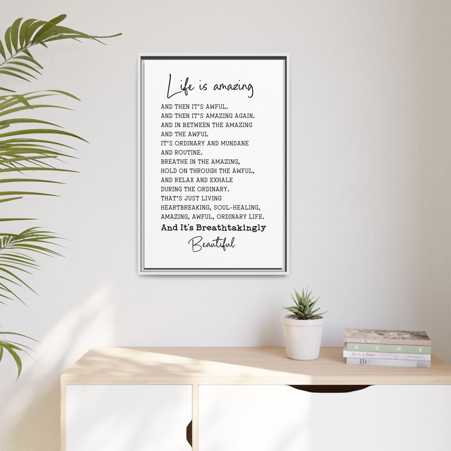 Personalized Home Quotes Signs - Custom Wooden Home Sign, Housewarming Gift, Rustic Chic Wall Decor, Family Name Sign, Nursery Sign, Customizable Quote Sign for Entryway & Living Room