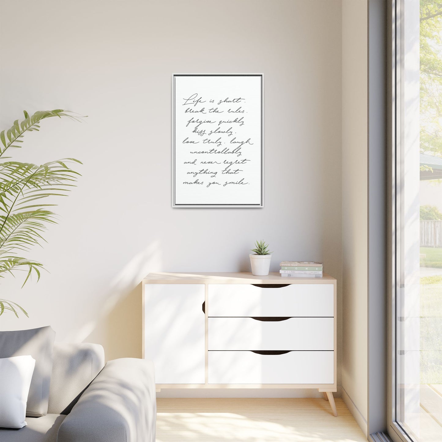 Personalized Bedroom Quote Wall Art | Custom Inspirational & Encouraging Sign for Modern Farmhouse | Minimalist Country Wall Art | Motivational Quotes & Daily Affirmations