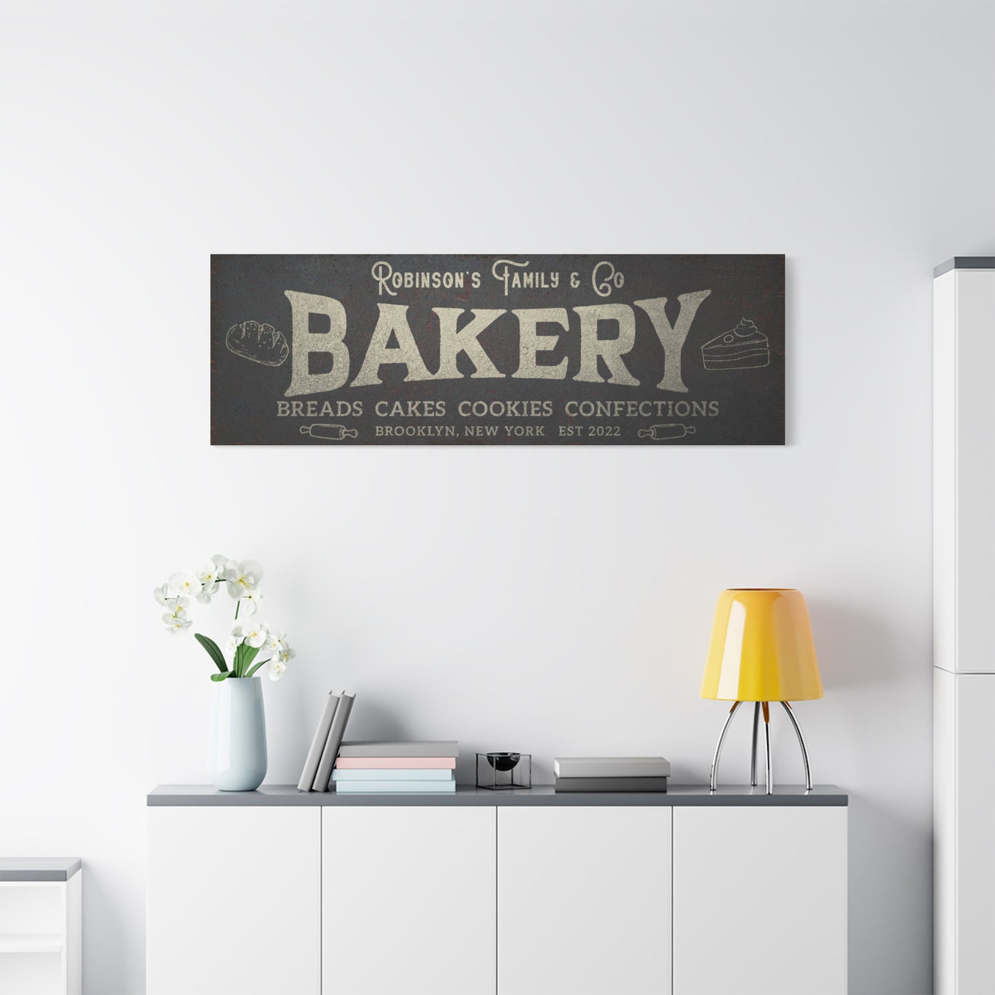 Personalized Bakery Party Sign for Easter, Birthday, or Cooking Party - Customizable Bakery, Bake Shop, Cupcake, & Cookie Shop Decor
