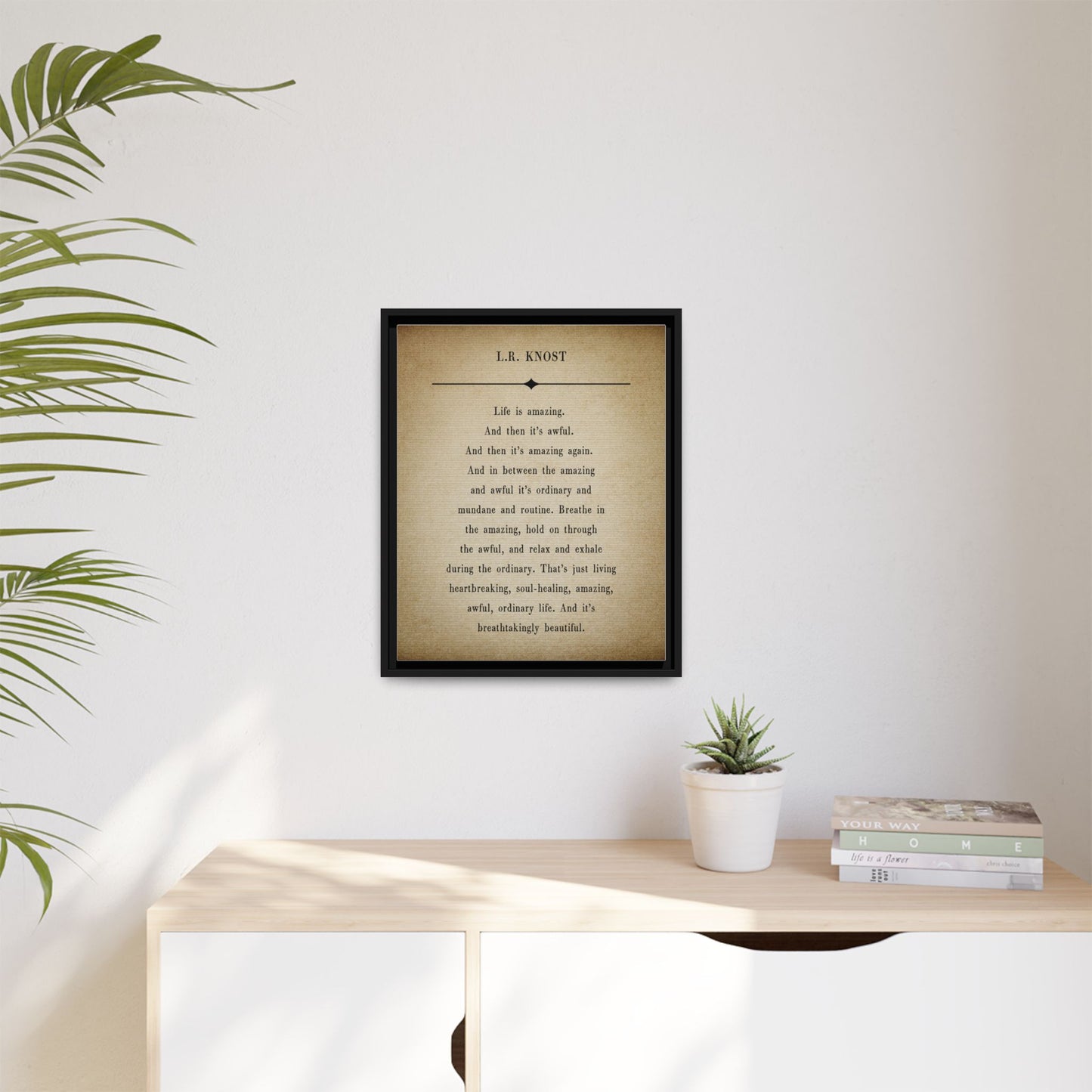 Personalized Bedroom Quote Wall Art - Custom Inspirational Wood Sign - Rustic Pine Wood Frameed Home & Living Decor - Bedroom Wall Art Signs With Quotes
