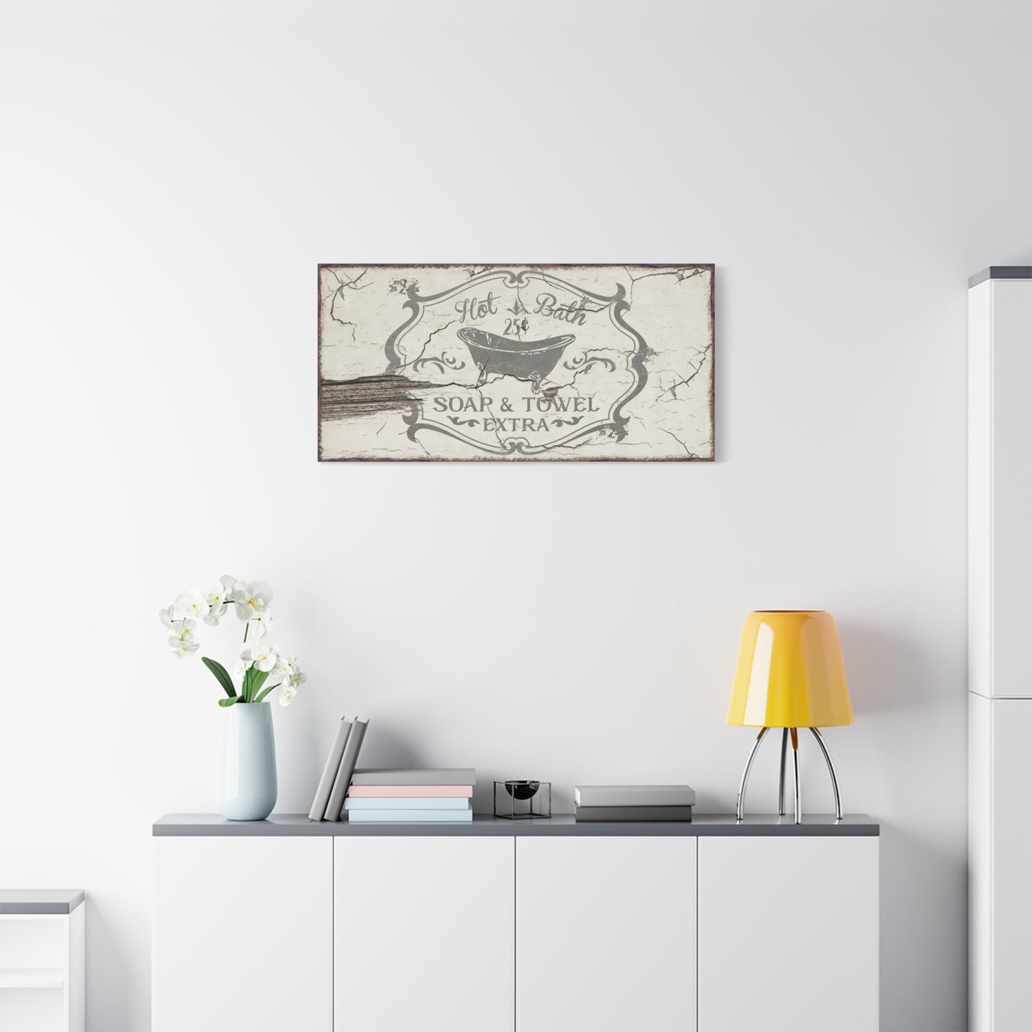 Personalized Bathroom Signs for Workplace & Home - Modern Farmhouse, Cottage Bathroom Decor with Custom Inspirational Quotes, Sayings - Bathroom Gift Ideas for Mom