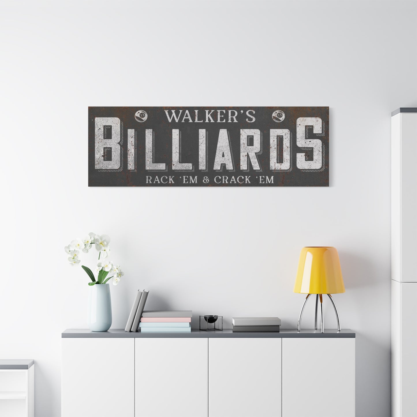 Custom Billiards Signs | Personalized Pool Hall Decor, Game Room, Man Cave, and Pool Table Signs | Quality Billiard Room, Saloon, and Bar Signs | Unique Custom Gifts for Billiards Fans, and Family Gifts