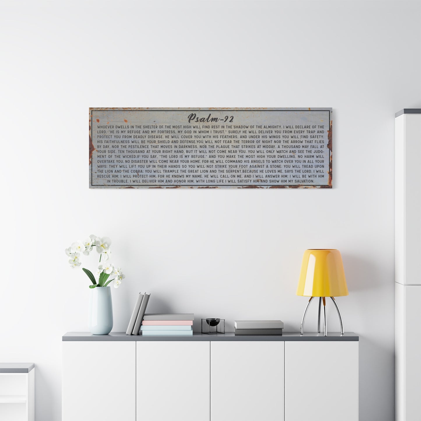 Custom Bedroom Quote Wall Art - Personalized Bedroom Wall Décor for Living Room, Nursery Room - Rustic Style