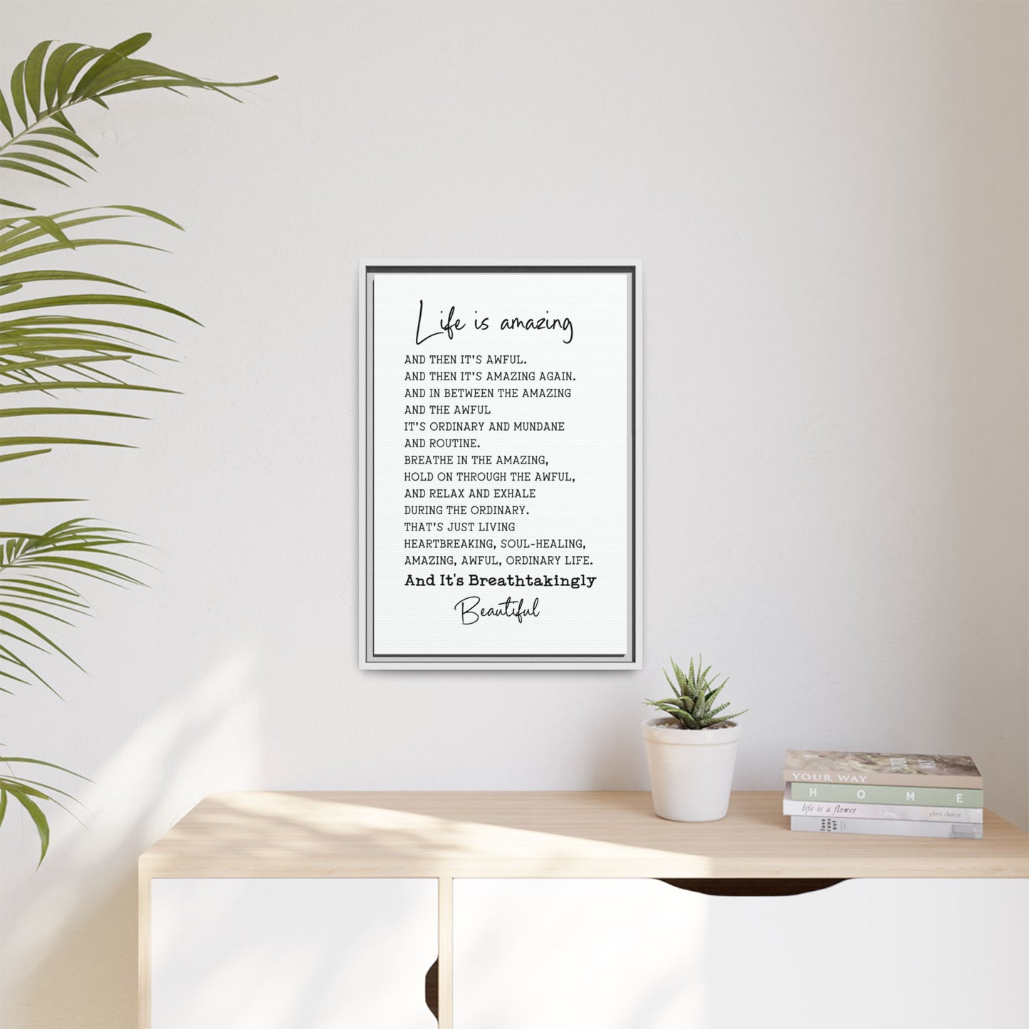 Personalized Home Quotes Signs - Custom Wooden Home Sign, Housewarming Gift, Rustic Chic Wall Decor, Family Name Sign, Nursery Sign, Customizable Quote Sign for Entryway & Living Room