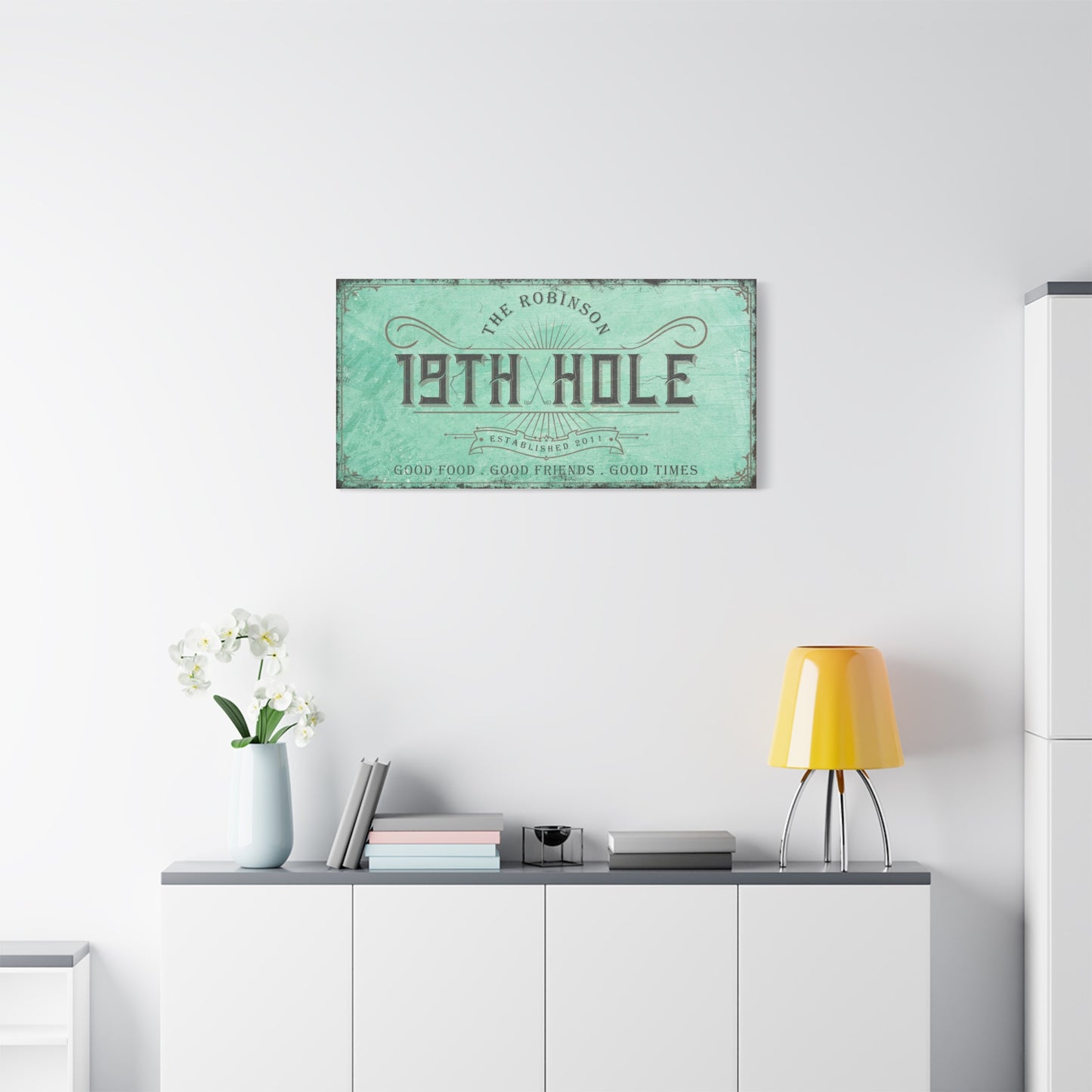 Custom 19th Hole Signs | Personalized Masters Golf Club Signs, Wall Art & Decor | Unique Golf Gifts for Men | Father’s Day, Birthday, and Housewarming Gifts | Gifts for Golf Lovers
