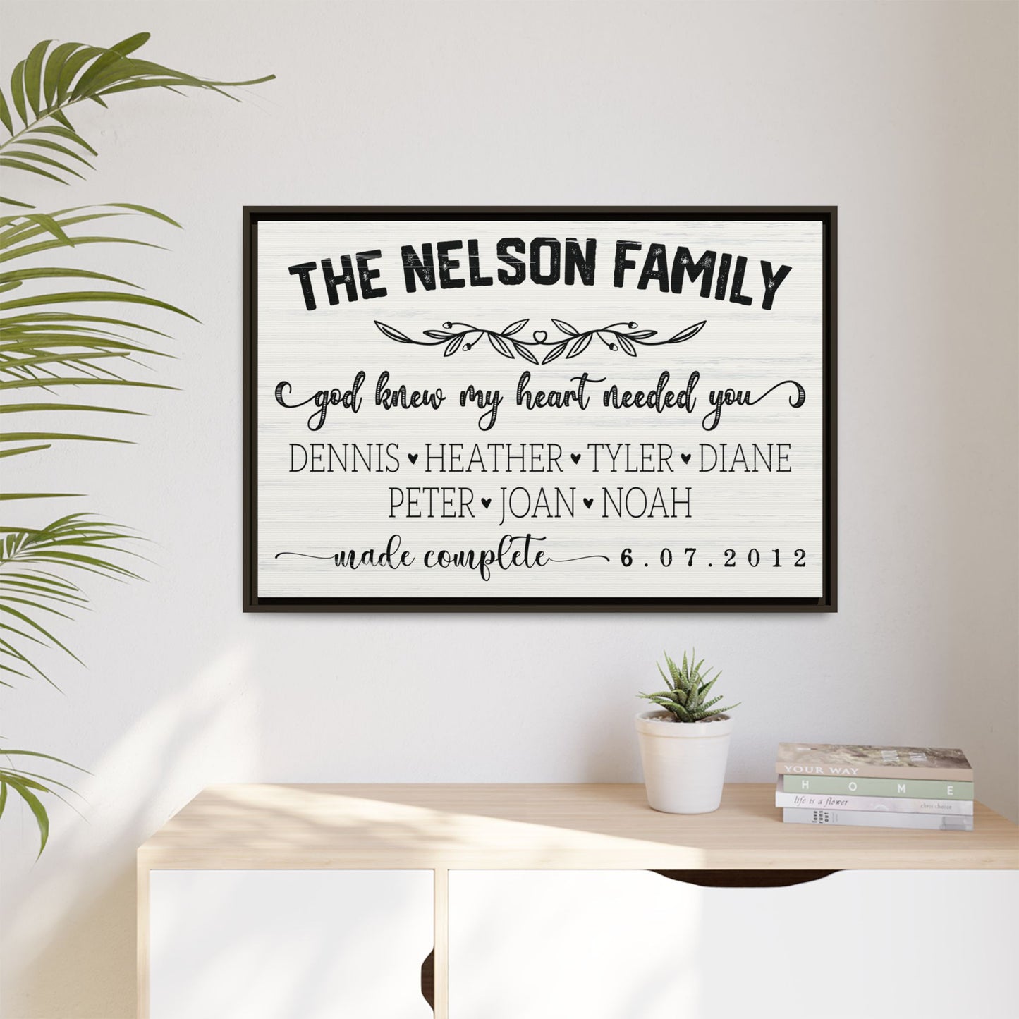 Personalized Adoption Day Sign - Custom Newly Adopted Child Wall Art - Adoption Keepsake Décor - Family Adoption Gift for Gotcha Day