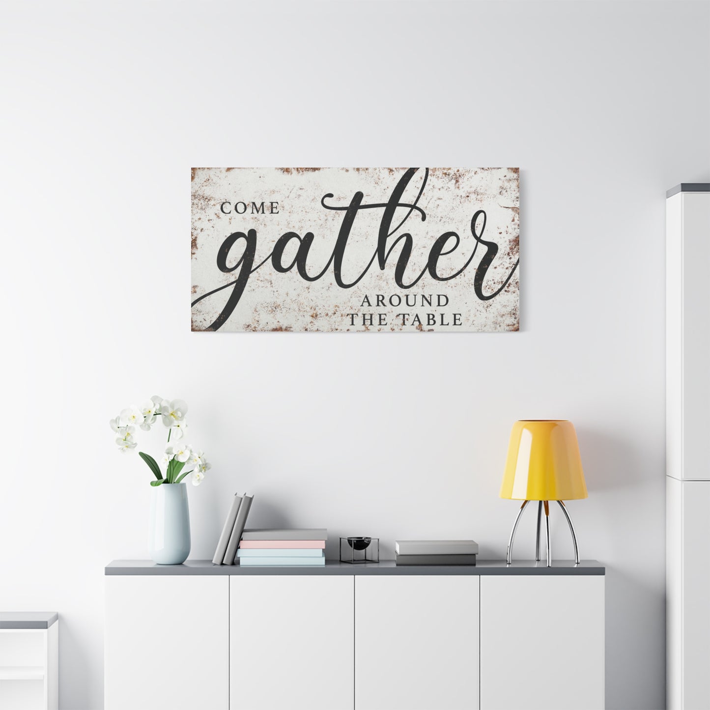 Personalized Dining Room Signs - Custom Dining Room Wall Art – Dining Room & Kitchen Decor – Farmhouse Style Typography Dining Sign