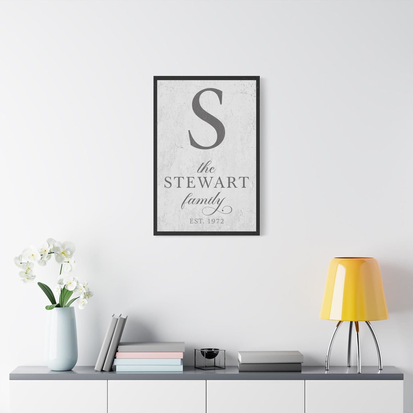 Personalized Monogram Family Last Name Sign - Custom Monogram Family Last Name Sign - Home Decor Gift for Weddings, Anniversaries, Vacation Homes, Pet Lovers