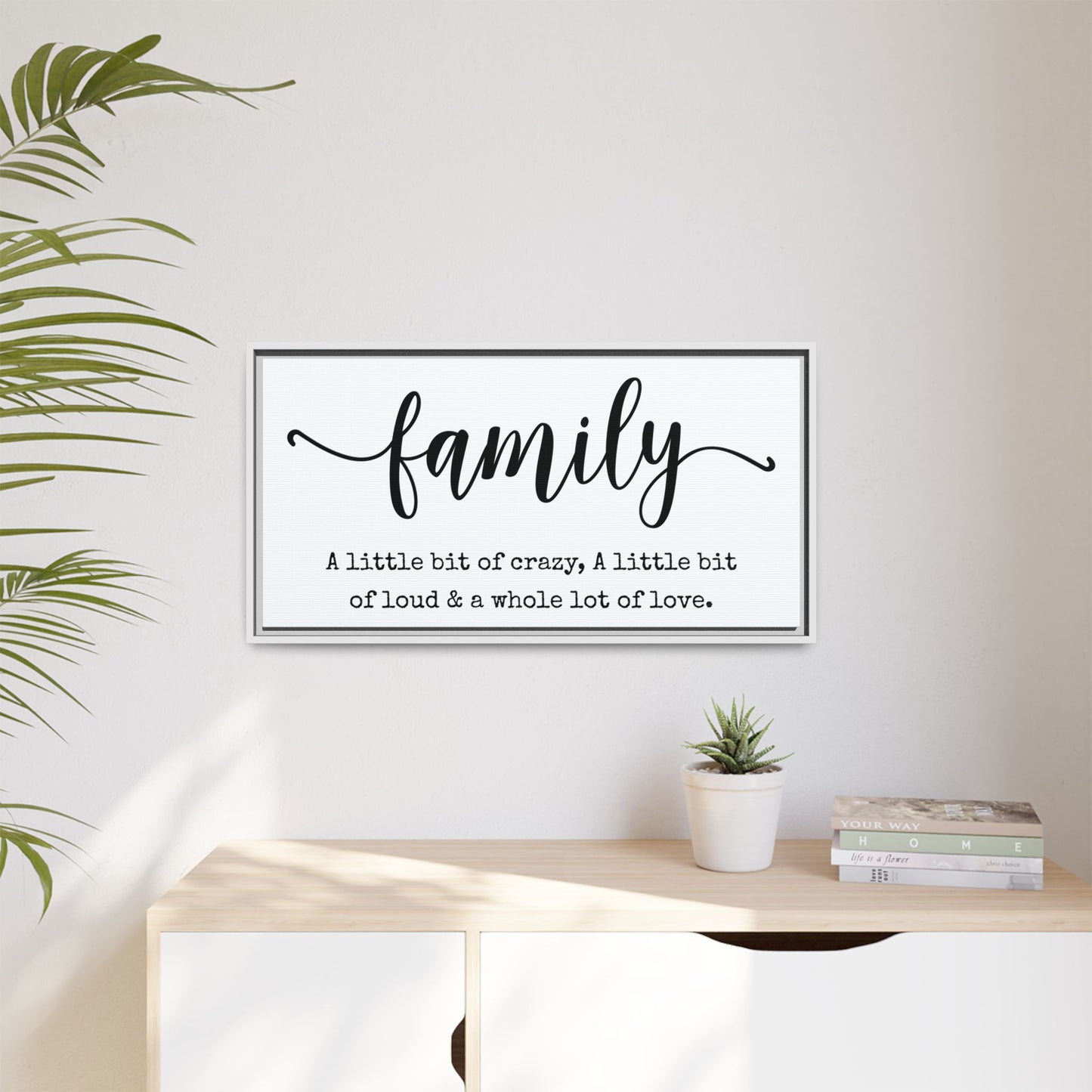 Personalized Family Last Name Sign - Custom Wooden Framed Family Last Name Sign for Wall Decor, Farmhouse, Wedding Gift, Anniversary Present, Home Decor