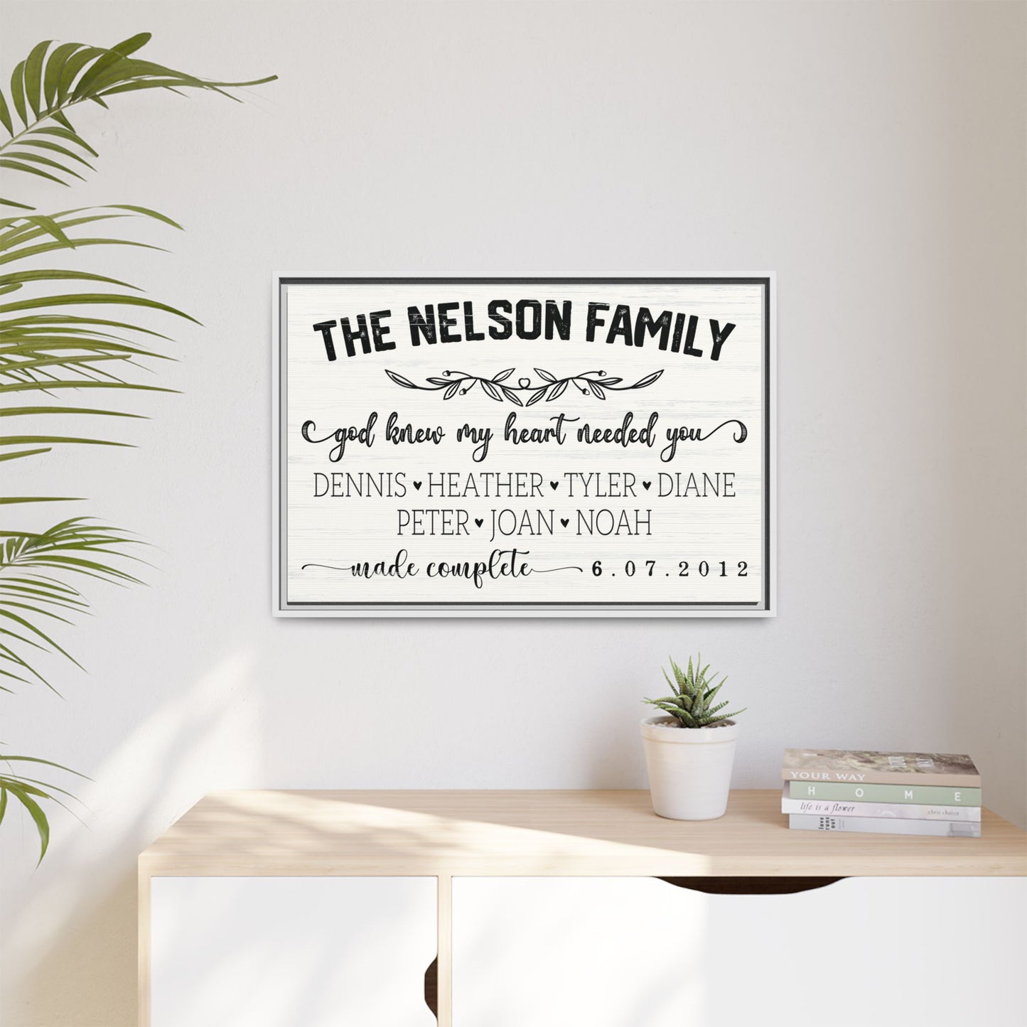 Personalized Adoption Day Sign - Custom Newly Adopted Child Wall Art - Adoption Keepsake Décor - Family Adoption Gift for Gotcha Day