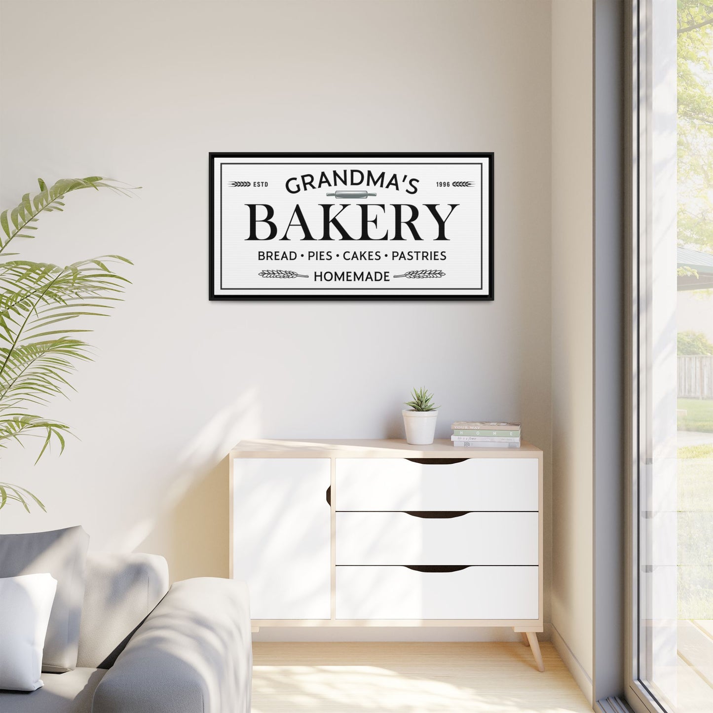 Custom Bakery Sign, Personalized Bakery Shop Sign, Vintage Homemade Bakery Decor, Rustic Wooden Bakery Sign, Baking Queen Gift, Grandma's Bakery Sign, Gifts for Mom and Grandma
