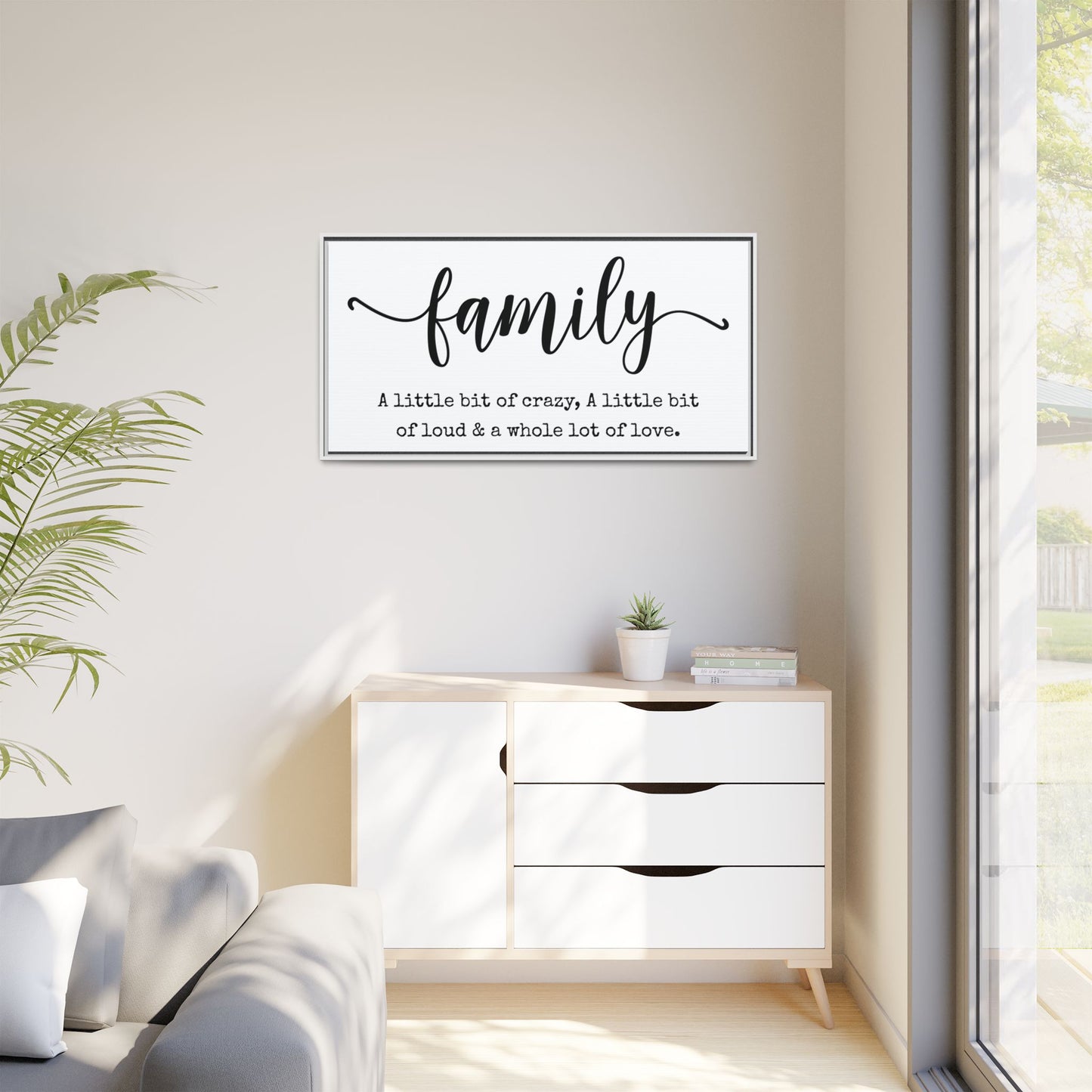 Personalized Family Last Name Sign - Custom Wooden Framed Family Last Name Sign for Wall Decor, Farmhouse, Wedding Gift, Anniversary Present, Home Decor