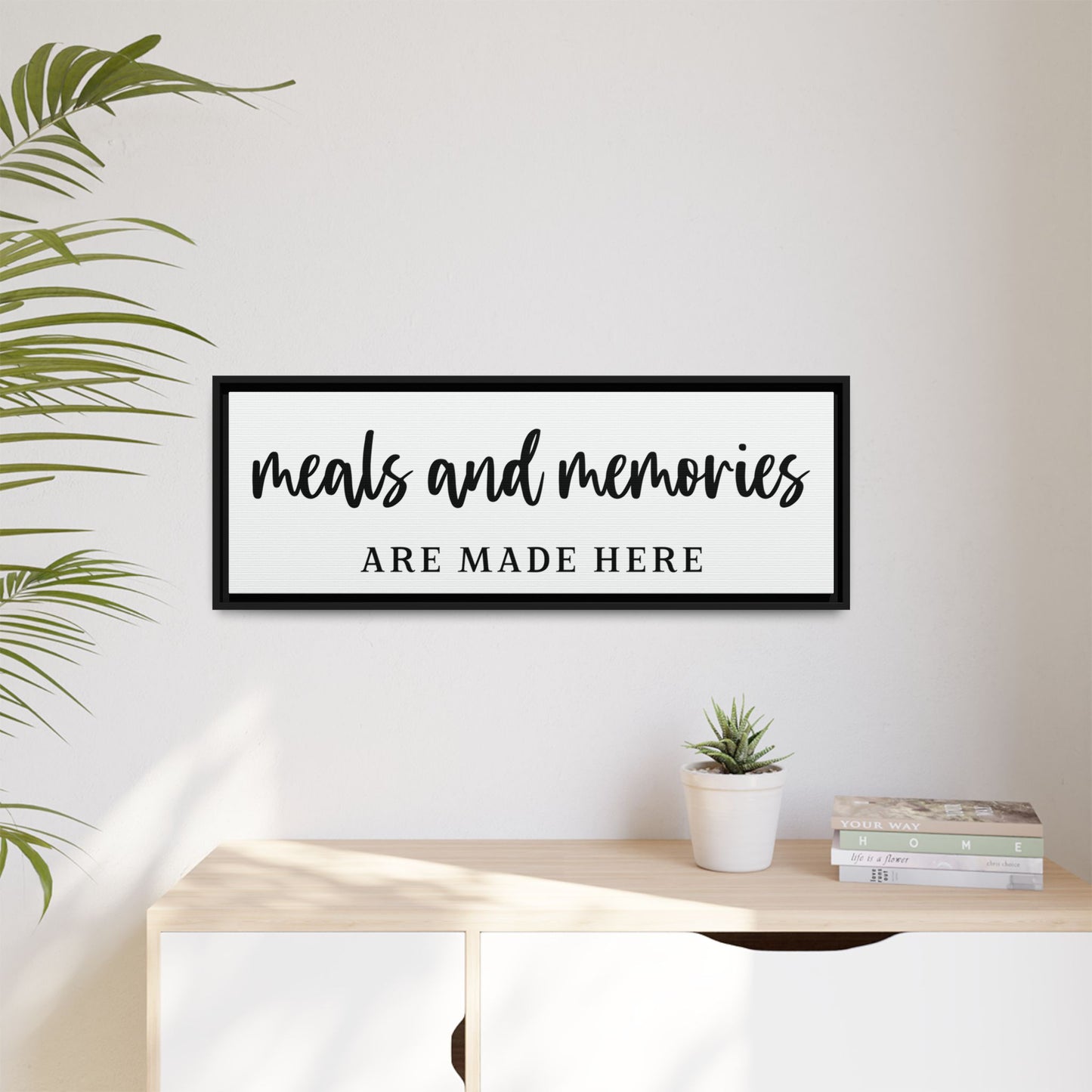 Personalized Dining Room Wall Art - Custom Dining Room Sign, Modern Farmhouse Dining Decor, Scripture Dining Wall Art, Dining Room Sign for Home, Family, and Wedding Gift