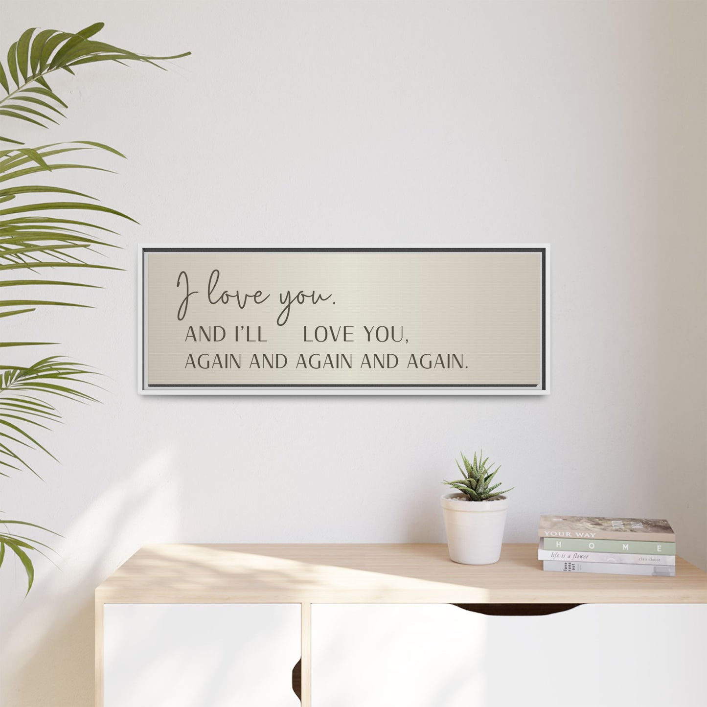 Custom Bedroom Quote Wall Art | Personalized Motivational Bedroom Wall Quote | Vintage Style Inspirational & Literary Wall Art | Gift for Birthday