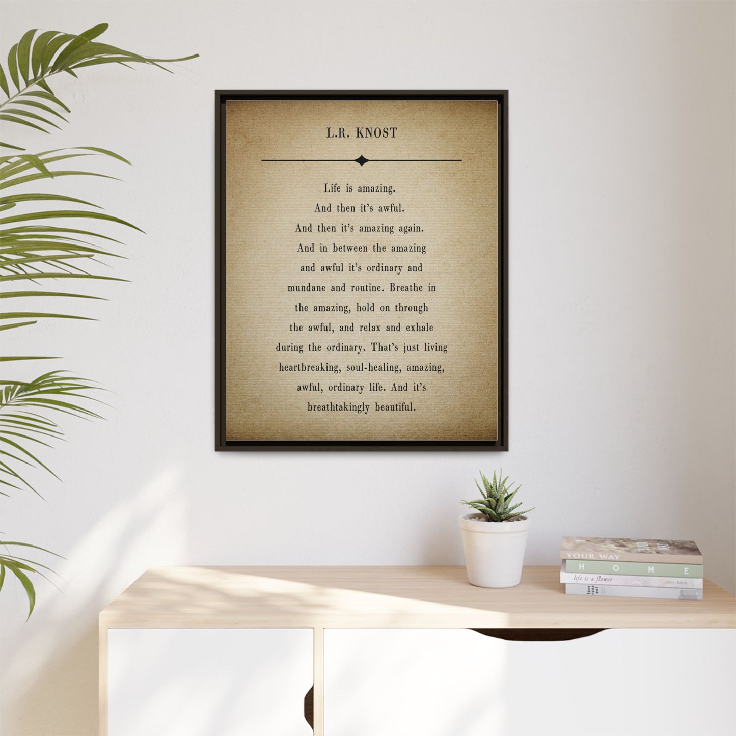 Personalized Bedroom Quote Wall Art - Custom Inspirational Wood Sign - Rustic Pine Wood Frameed Home & Living Decor - Bedroom Wall Art Signs With Quotes