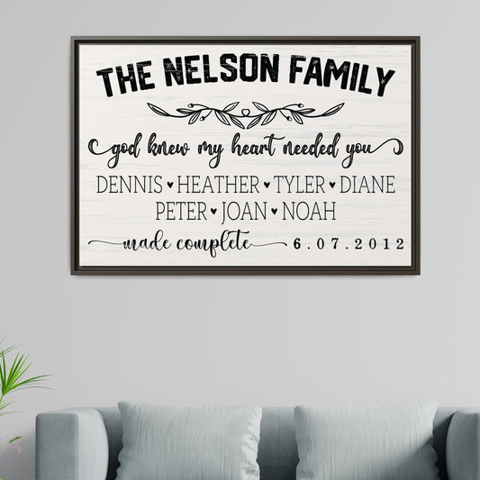Personalized Adoption Day Sign - Custom Newly Adopted Child Wall Art - Adoption Keepsake Décor - Family Adoption Gift for Gotcha Day