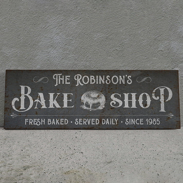 Custom Rustic Vintage Bakery Farmhouse Sign | Personalized Baking Decor | Fresh Bread & Cake Shop Wall Hanging | Custom Farm Home & Baker Sign