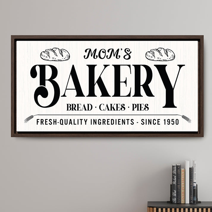 Custom Homemade Bakery Sign | Personalized Farmhouse Bakery Always Fresh Sign | Vintage Bakery | Rustic Kitchen Decor | Baking Lovers Wall Art | Bread, Pies & Cakes Sign | Distressed Wood Bakery Sign