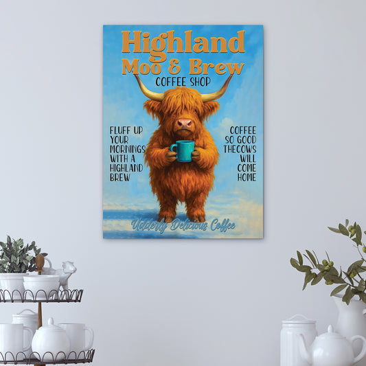 Personalized Coffee Bar Sign - Custom Coffee Wall Art - Vintage Wall Decor for Coffee Station -  Brew Station Kitchen Decor Wall Art