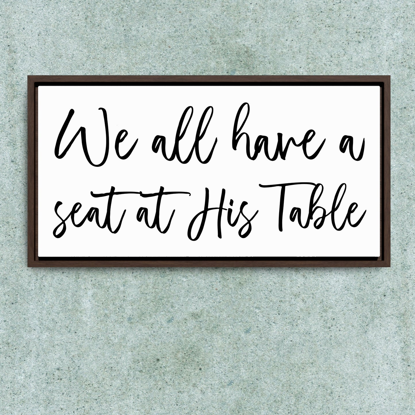 Personalized Dining Room Signs | Custom Farmhouse Dining Room Wall Decor | Bible Verse Wall Art | Housewarming Gift | Wooden Framed Letters and Names