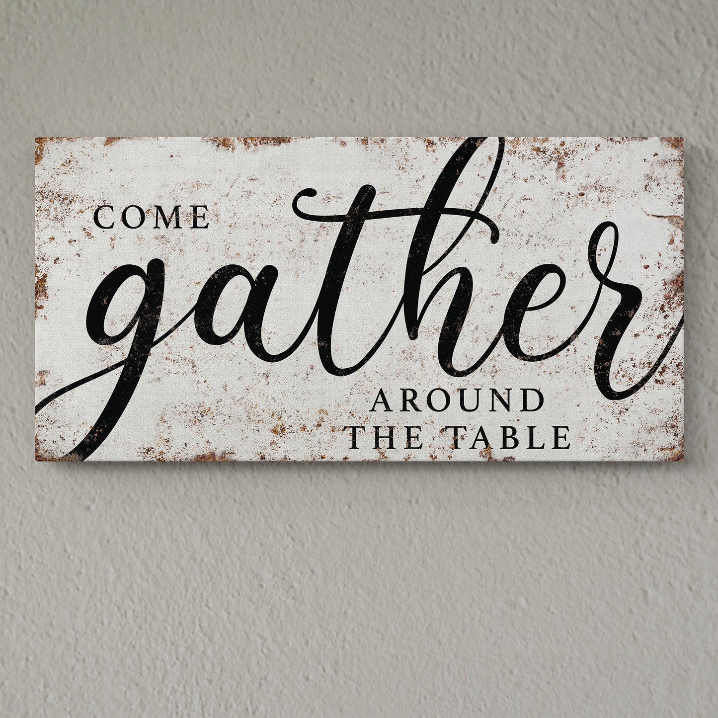 Personalized Dining Room Signs - Custom Dining Room Wall Art – Dining Room & Kitchen Decor – Farmhouse Style Typography Dining Sign