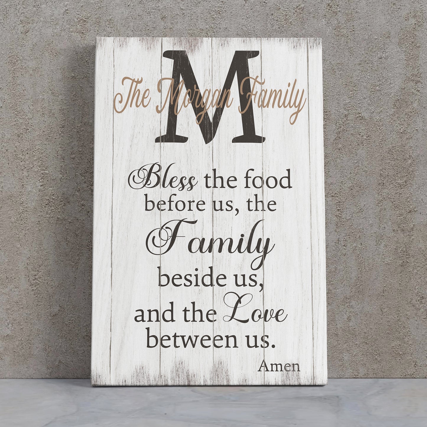 Personalized Dining Room Signs - Custom Dining Room Wall Art, Kitchen Wall Decor, Farmhouse Dining Sign, Wedding Gift, Family Quote Sign, Wooden Framed Home Decor