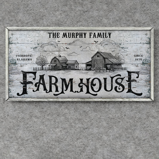Personalized Farmhouse Signs – Custom Chicken Coop Signs, Rustic Farm Kitchen Decor, Vintage Name Signs, Gifts for Farmers & Homestead Lovers