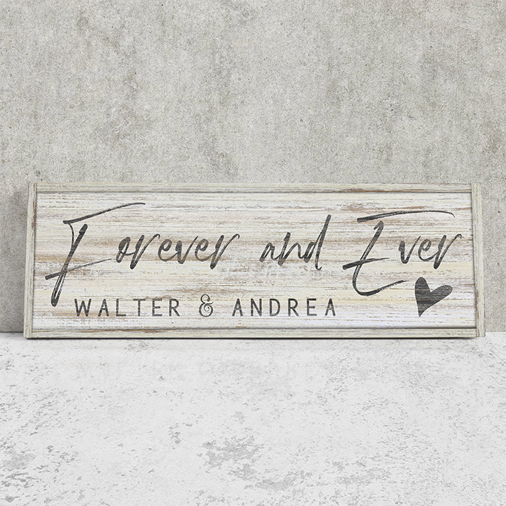 Personalized Master Bedroom Signs – Custom Rustic Farmhouse Bedroom Wall Decor for Couples, Custom Name & Wedding Date Over the Bed Art, Master Bedroom Anniversary or Wedding Gift