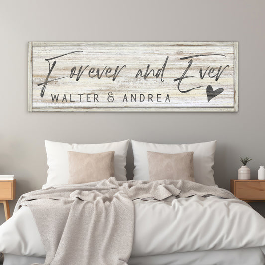 personalized master bedroom sign