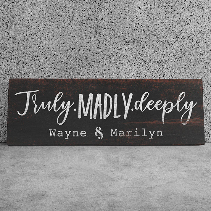 Personalized Master Bedroom Signs – Custom Name & Established Date, Sweet Dreams Quotes, Wedding & Anniversary Gifts, Framed Canvas & Distressed Wood Art for Over Bed Decoration